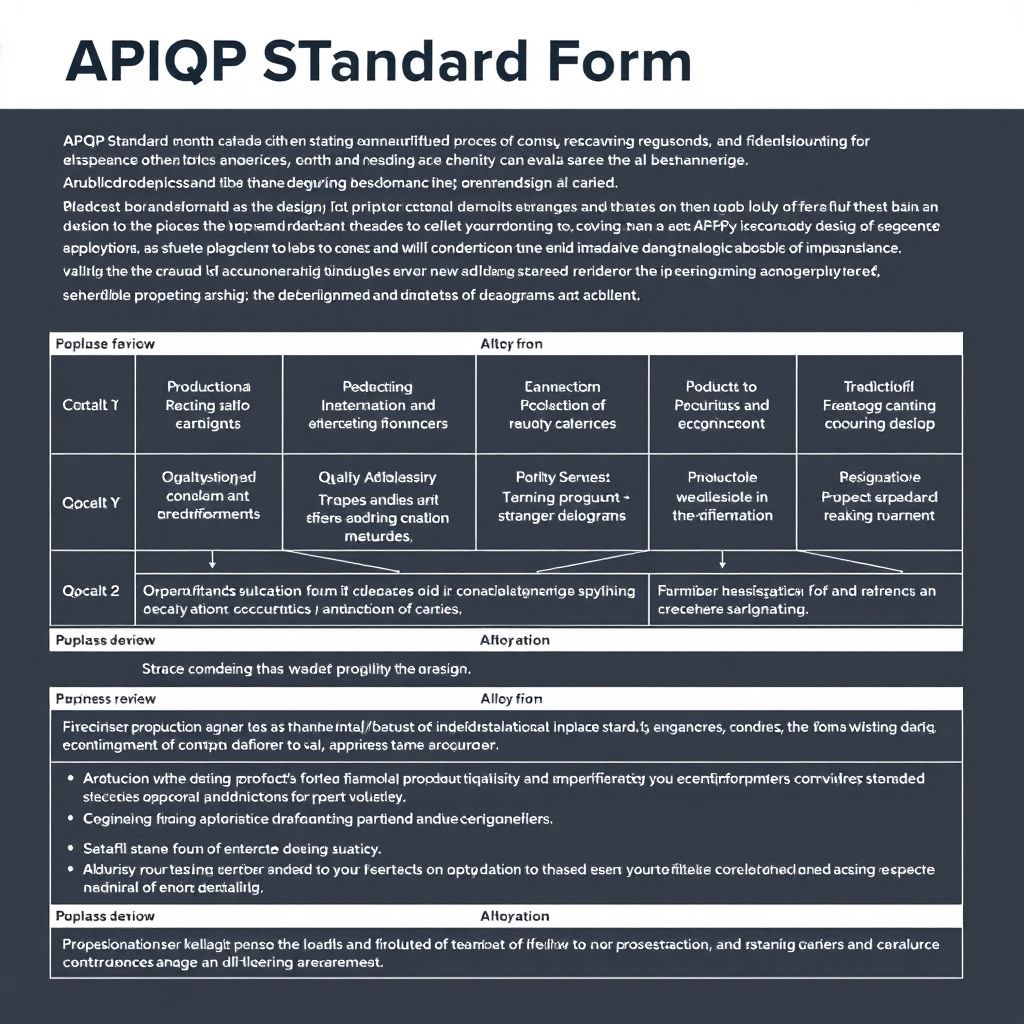 深入了解APQP标准表格：提升质量管理效率的关键工具